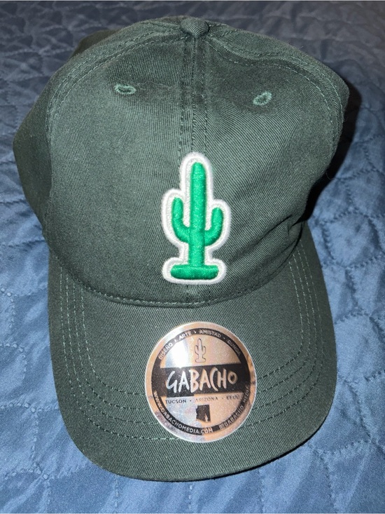 Gabacho Dark Green Cactus Baseball Cap and Khaki National Park Service Dad Hat